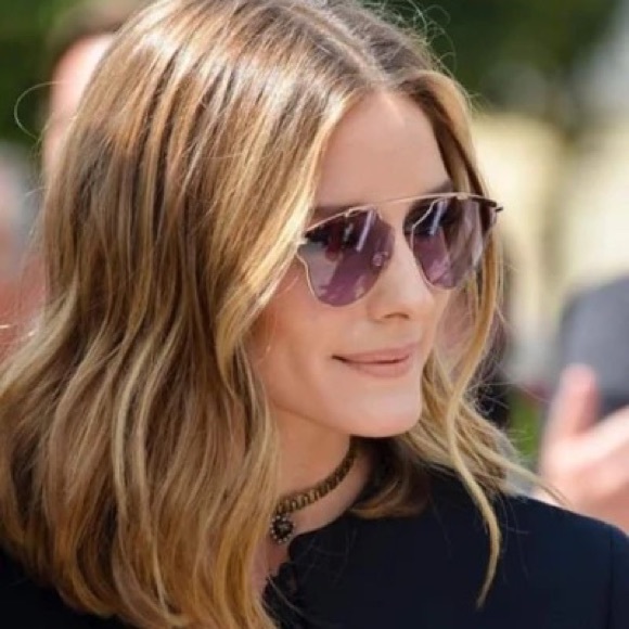 DIOR BUTTERFLY SUNGLASSES SOREALRISE H2HUR DARK RUTHENIUM/HAVANA 58MM - Picture 5 of 13